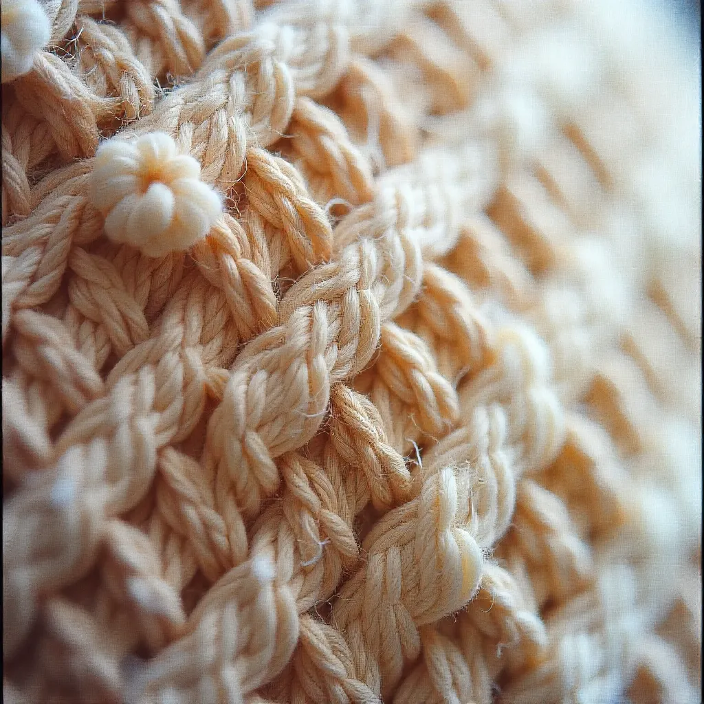 Macro photography of textile weave structure